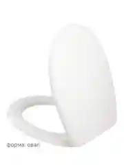 Сиденье для унитаза IDDIS ID 01 046.1 bel, 43,5 x 34,5 x 4,3 см, белое