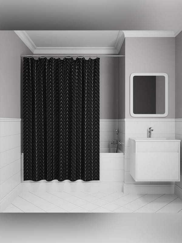 Штора для ванной IDDIS BB05P18i11, 200 x 180 см, полиэстер