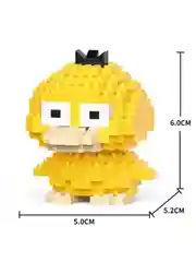 Горчичный детский 3D конструктор пикачу, крабс, марио, покемон, развивающая игрушка - конструктор