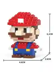 Алый детский 3D конструктор пикачу, крабс, марио, покемон, развивающая игрушка - конструктор