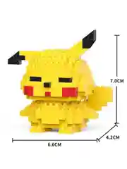 Горчичный детский 3D конструктор пикачу, крабс, марио, покемон, развивающая игрушка - конструктор
