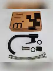 Смеситель для кухни Milardo Meal M01BLJ0M05, черный матовый