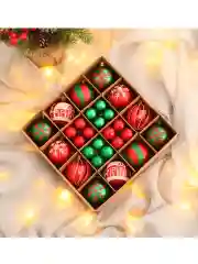 Лесной зеленый елочные игрушки, набор шаров на елку, елочные шары, новогодние шары