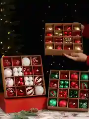 Лесной зеленый елочные игрушки, набор шаров на елку, елочные шары, новогодние шары