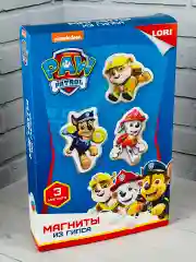 Литье из гипса Набор для росписи по гипсу фигурки магниты 3шт Щенячий патруль Лори Lori