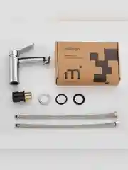 Смеситель для раковины с коротким изливом Milardo Enjoy, глянцевый хром