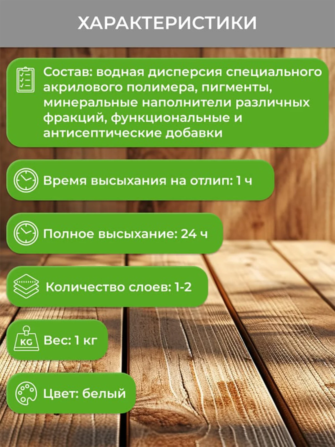 Краска-грунт фасадная для плит OSB Neomid Proff 3 в 1, 1 кг, белая