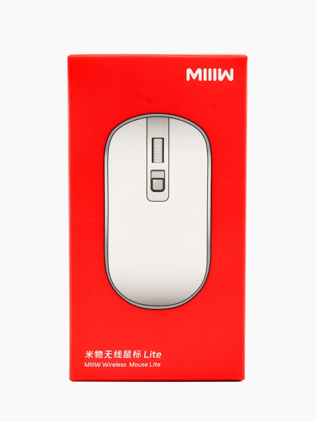 Белый беспроводная мышь Xiaomi MIIIW, MW23M21