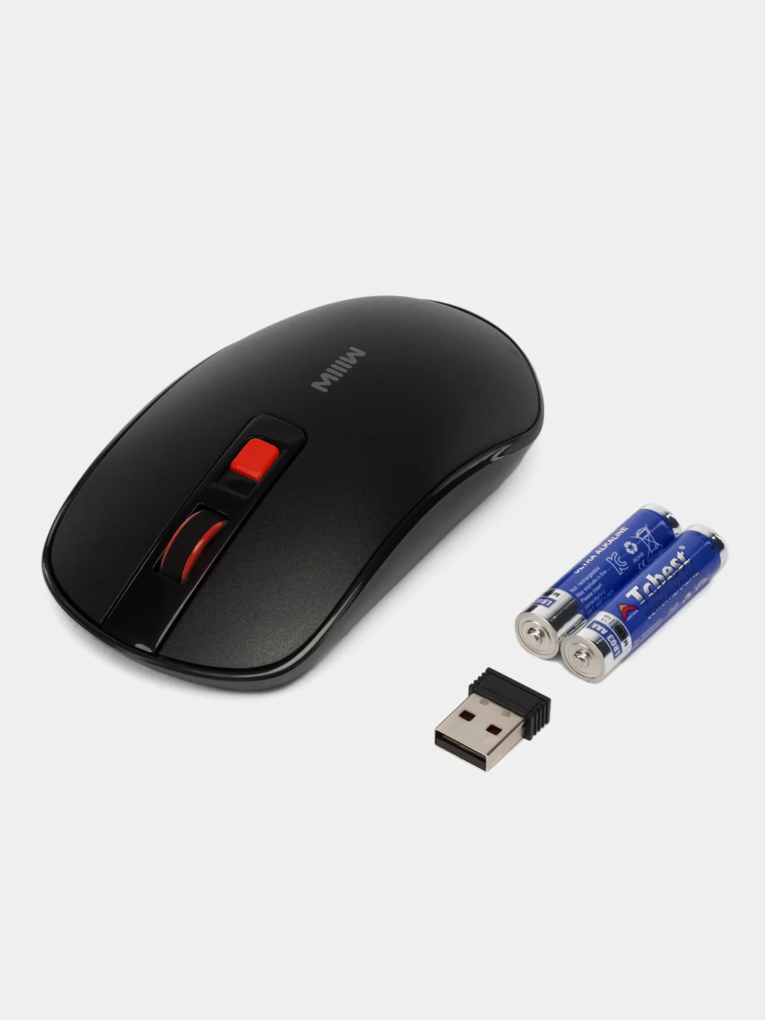 Черный беспроводная мышь Xiaomi MIIIW, MW23M21