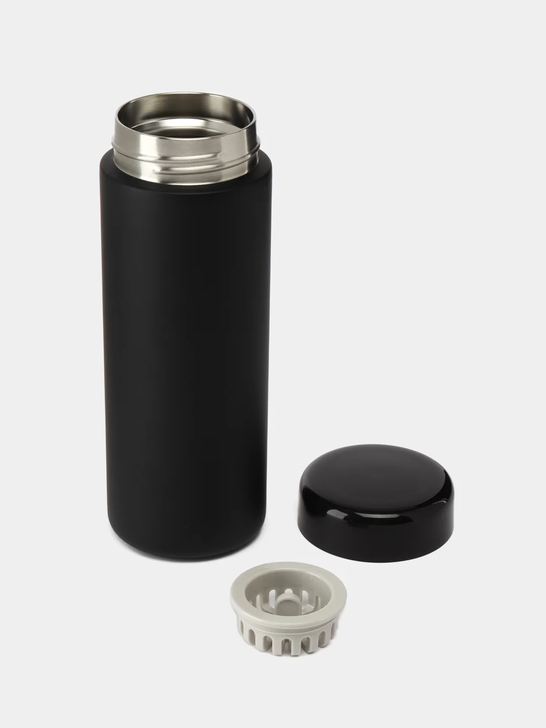 Черный термос вакуумный с ситечком Xiaomi Mijia Mini Mug 350мл, MJKDB01PL