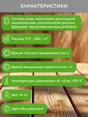 Краска резиновая Neomid, шелковисто-матовая, база C, бесцветная, 14 кг