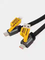 Провод универсальный зарядный 4 в 1 TYPE-C, USB-A, LIGHTNING, AWEI 65W/27W