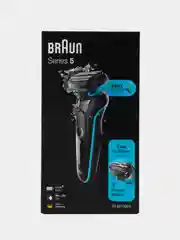 Мужская электробритва Braun Series 5 50-M1000s Mint, 3 режущих элемента