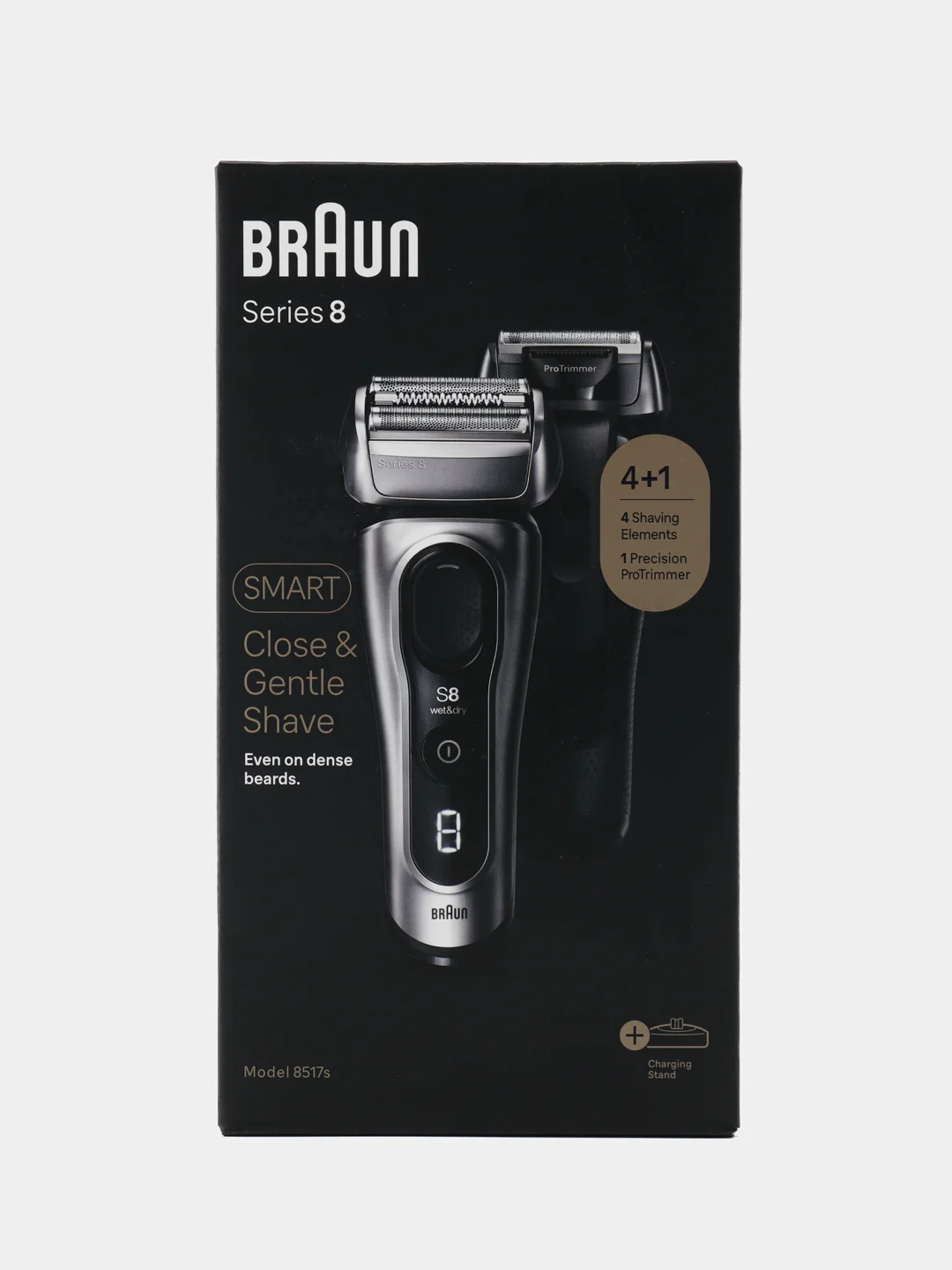 Электрическая бритва Braun 8517s, серый, сухое и влажное бритье