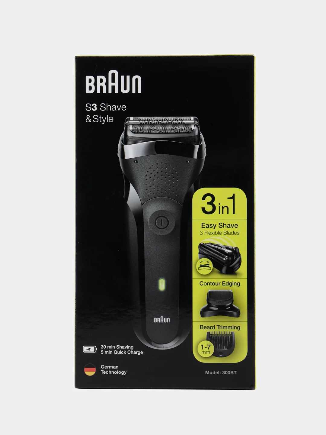 Бритва для мужчин электрическая Braun Series 3 Shave&Style 300BT (6/720)