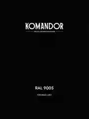 Грунт-эмаль по ржавчине 3 в 1 Komandor Protect Metall, глянцевая, 2,7 л, RAL 9005, черный