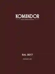 Грунт-эмаль по ржавчине 3 в 1 Komandor Protect Metall, глянцевая, 0,9 л, RAL 8017