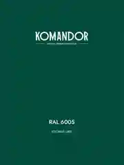 Грунт-эмаль по ржавчине 3 в 1 Komandor Protect Metall, глянцевая, 2,7 л, RAL 6005, зеленый