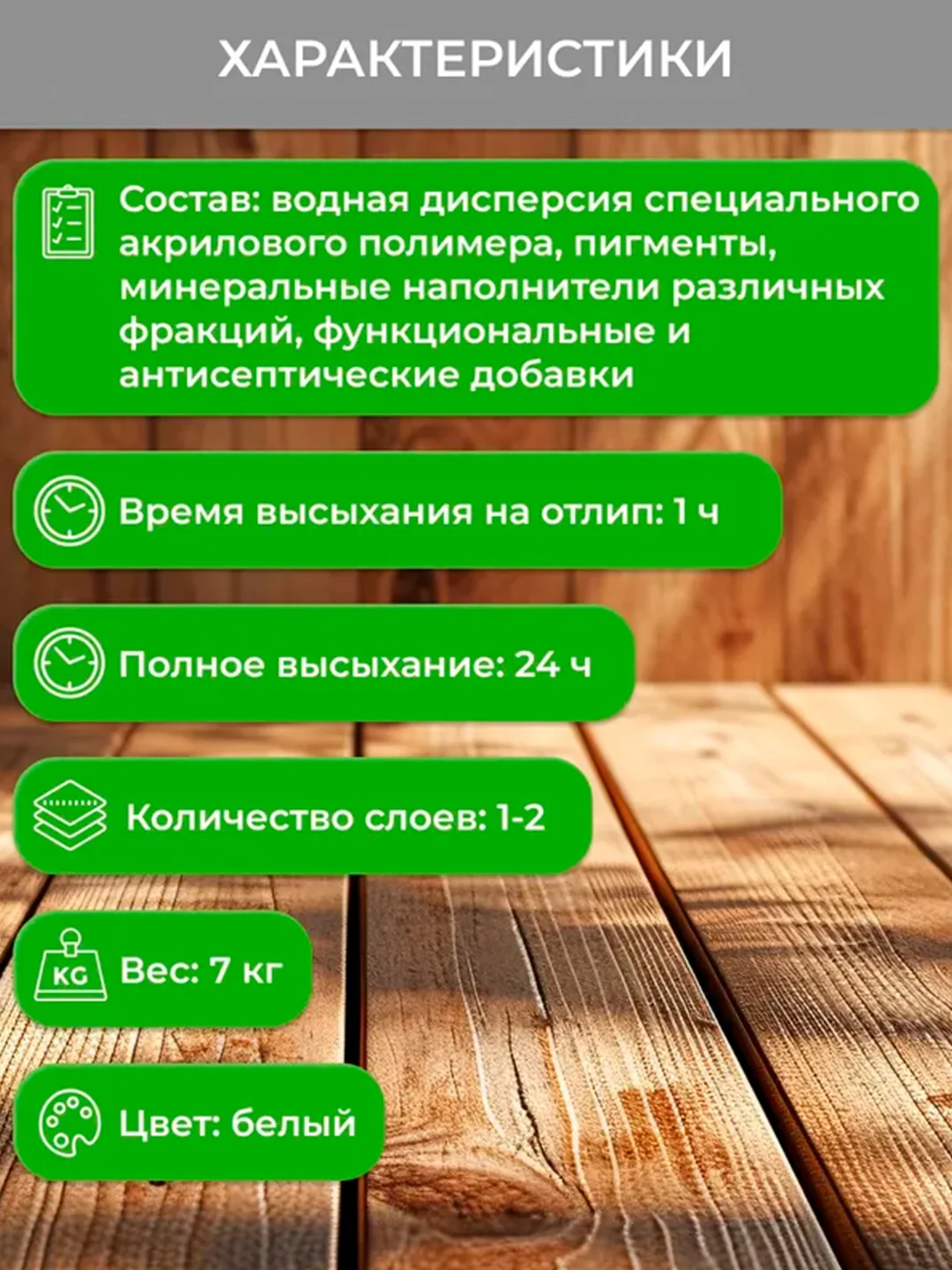 Краска-грунт фасадная для плит OSB Neomid Proff 3 в 1, 7 кг, белая