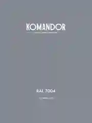 Грунт-эмаль по ржавчине 3 в 1 Komandor Protect Metall, глянцевая, 0,9 л, RAL 7004, серый