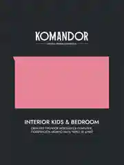 Краска для детских и спален Komandor Interior Kids&Bedroom, матовая, база А, белая, 2,7 л