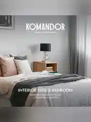 Краска для детских и спален Komandor Interior Kids&Bedroom, матовая, база А, белая, 2,7 л