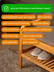 Защитно-декоративная пропитка для дерева Neomid Bio Color Classic, полумат., 0,9 л, палис.