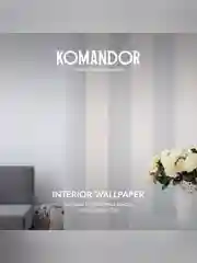 Краска для обоев Komandor Interior Wallpaper, матовая, база C, бесцветная, 2,7 л