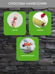 Лак для камня и кирпича Neomid, акриловый, полуглянцевый, 2,5 л