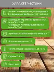 Защитно-декоративная пропитка для дерева Neomid Bio Color Classic, полуматовая, 0,9 л, тик