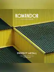 Грунт-эмаль по ржавчине 3 в 1 Komandor Protect Metall, глянцевая, база А, белая, 2,7 л