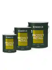 Грунт-эмаль по ржавчине 3 в 1 Komandor Protect Metall, глянцевая, база C, , 4,5 л