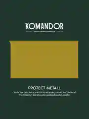 Грунт-эмаль по ржавчине 3 в 1 Komandor Protect Metall, глянцевая, база C, , 4,5 л