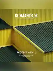 Грунт-эмаль по ржавчине 3 в 1 Komandor Protect Metall, глянцевая, база C, , 4,5 л