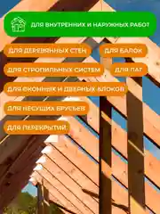 Огнебиозащитный состав для древесины Neomid 450, 1 группа, 5 кг, бесцветный