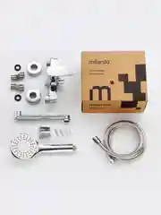 Смеситель для ванны с душем Milardo Demi DEMSB02M02, хром
