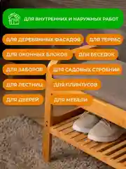 Защитно-декоративная пропитка для дерева Neomid Bio Color Aqua, матовая, 2,3 л, бесцветная