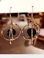 Черный серьги женские