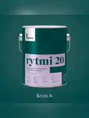 Краска интерьерная влагостойкая Talatu Rytmi 20, полуматовая, база А, белая, 2,7 л