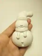 Коричневый новогодний подарочный набор детям.Фигурки из гипса для раскрашивания с красками