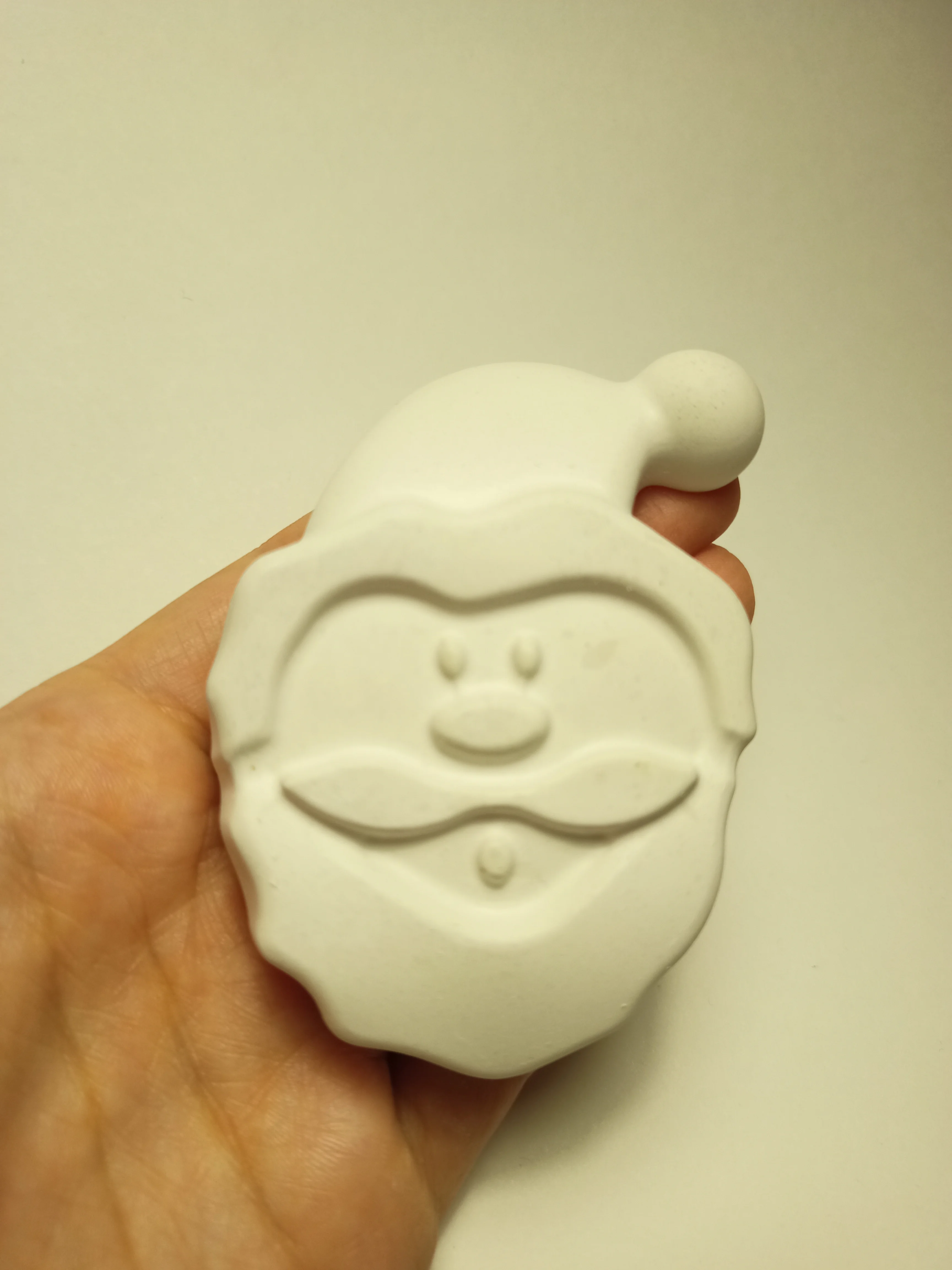 Коричневый новогодний подарочный набор детям.Фигурки из гипса для раскрашивания с красками
