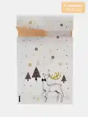 Горчичный мешочки новогодние подарочные, пакеты на Новый год для конфет