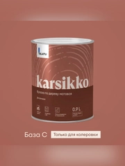 Краска по дереву Talatu Karsikko, матовая, база C, бесцветная, 0,9 л