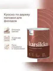 Краска по дереву Talatu Karsikko, матовая, база C, бесцветная, 0,9 л