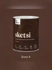 Антисептик для дерева Talatu Sketsi, кроющий, полуматовый, база A, белый, 0,9 л