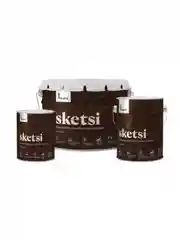 Антисептик для дерева Talatu Sketsi, кроющий, полуматовый, база A, белый, 0,9 л