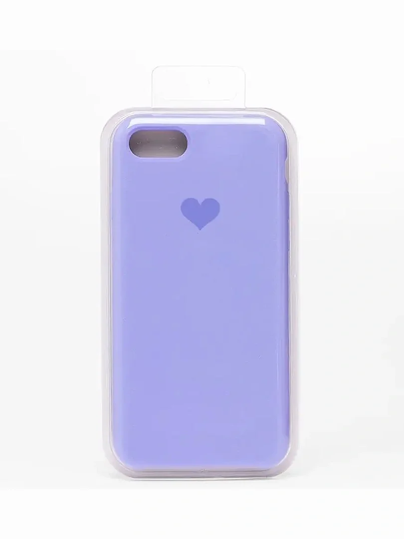 Аметистовый чехол Silicone case iPhone 6 7 8 Plus X XS Max XR 11 12