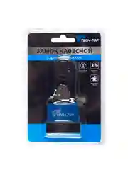 Замок навесной всепогодный Tech-Top T-01-01, с длинной дужкой, 98 x 45 x 24 мм, 3 ключа