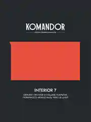 Краска для стен и потолков Komandor Interior 7, матовая, база А, белая, 0,9 л