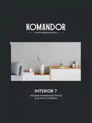 Краска для стен и потолков Komandor Interior 7, матовая, база А, белая, 0,9 л